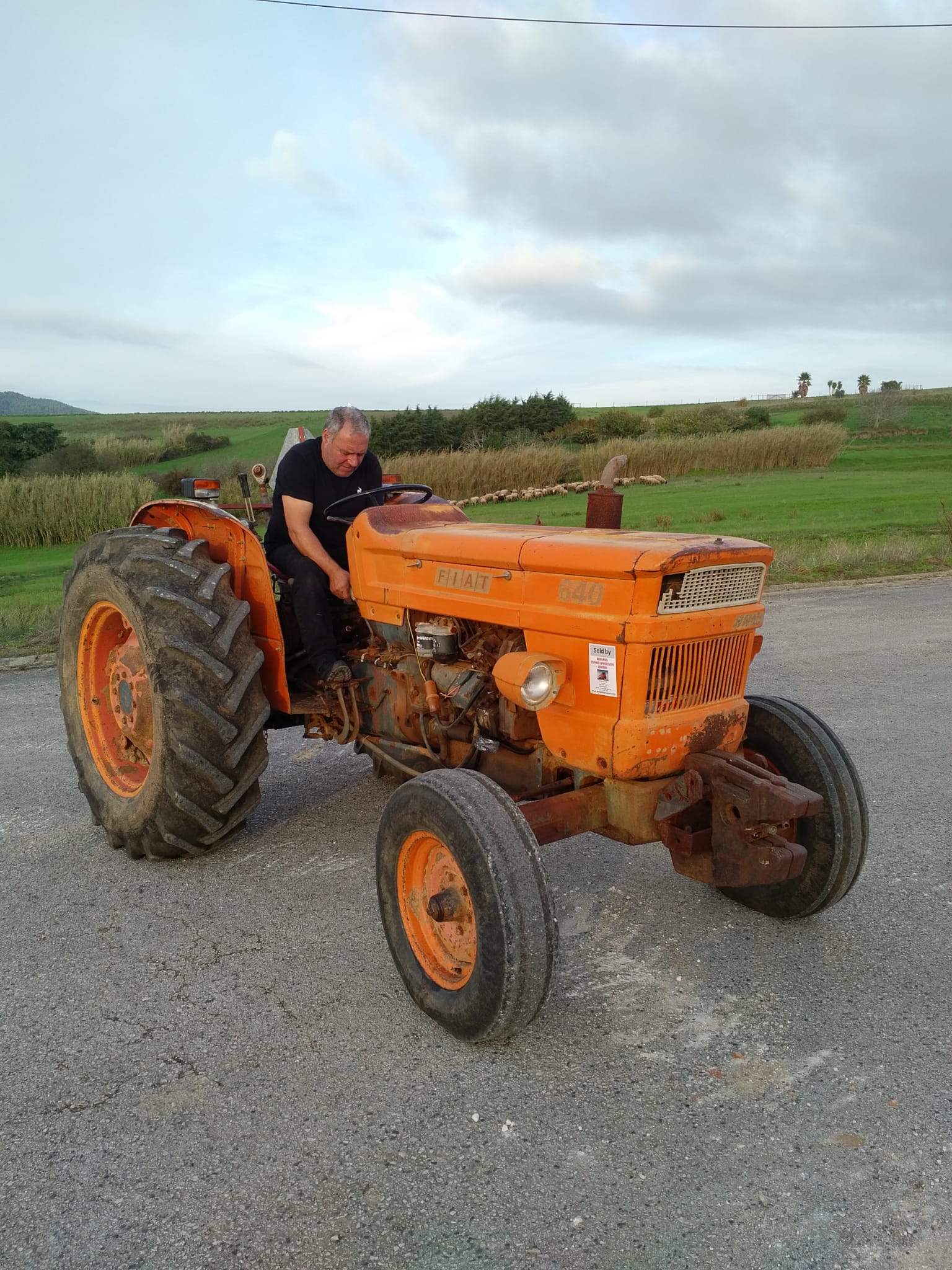 Transport & Delivery of FIAT 640 farm tractor to Port. Shipping to Lagos - Nigeria.