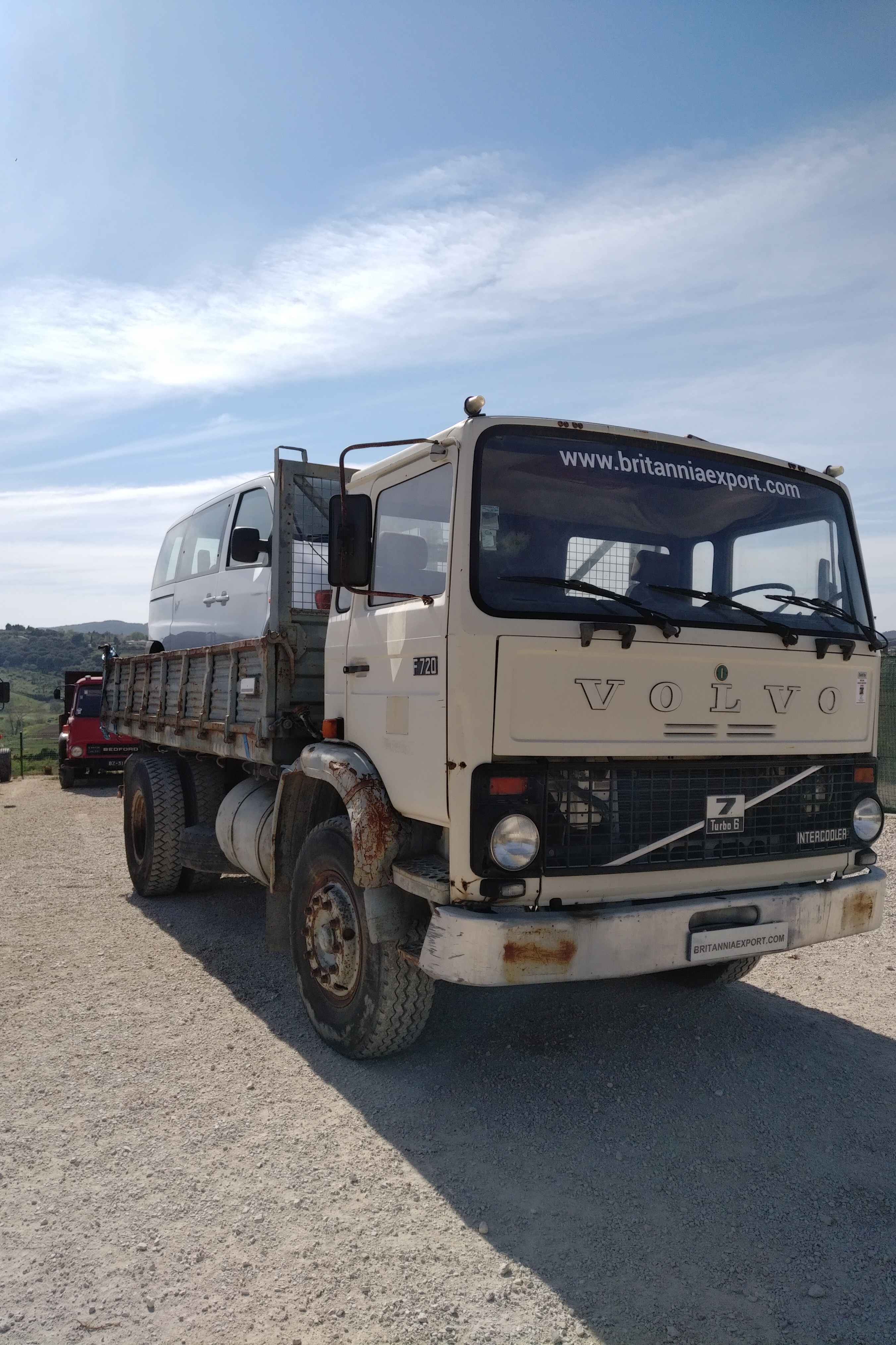 Volvo F720 tipper loaded & ready for shipping to Bissau - Guinea.