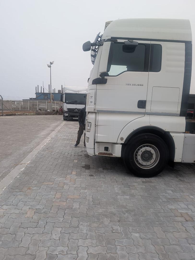 MAN TGX Truck Successfully Arrived in Walvis Bay, Namibia – In Transit to Zambia