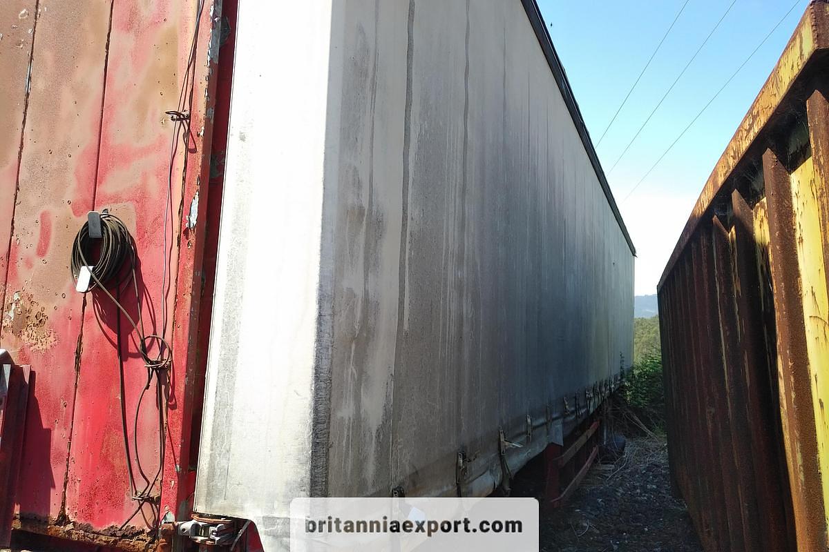 Used Curtainsider Semi-Trailer for Sale in Portugal – RoR Axles, Drum Brakes & Export Ready