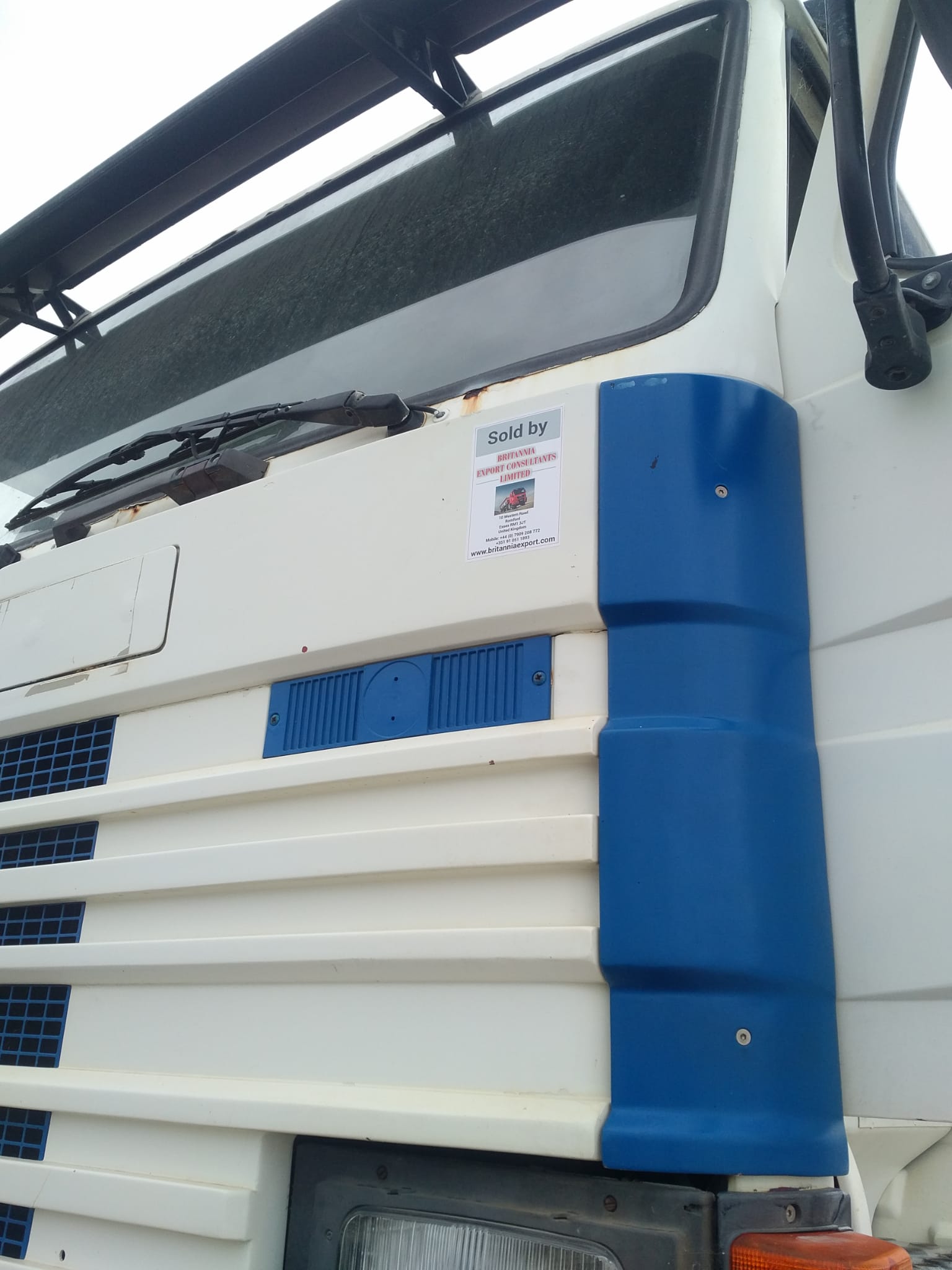 Transport & Delivery of Scania 93M 250 truck to port. Shipping to Lagos - Nigeria.