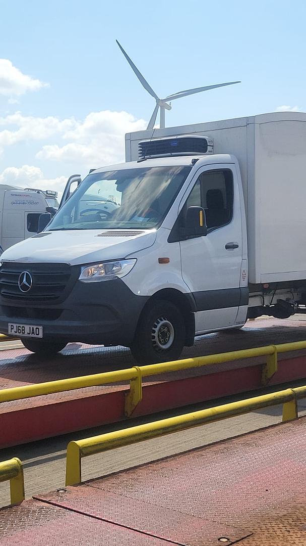 2018 Mercedes-Benz Sprinter 314 CDI Refrigerated Box Van Shipping from Tilbury, UK to Lagos, Nigeria