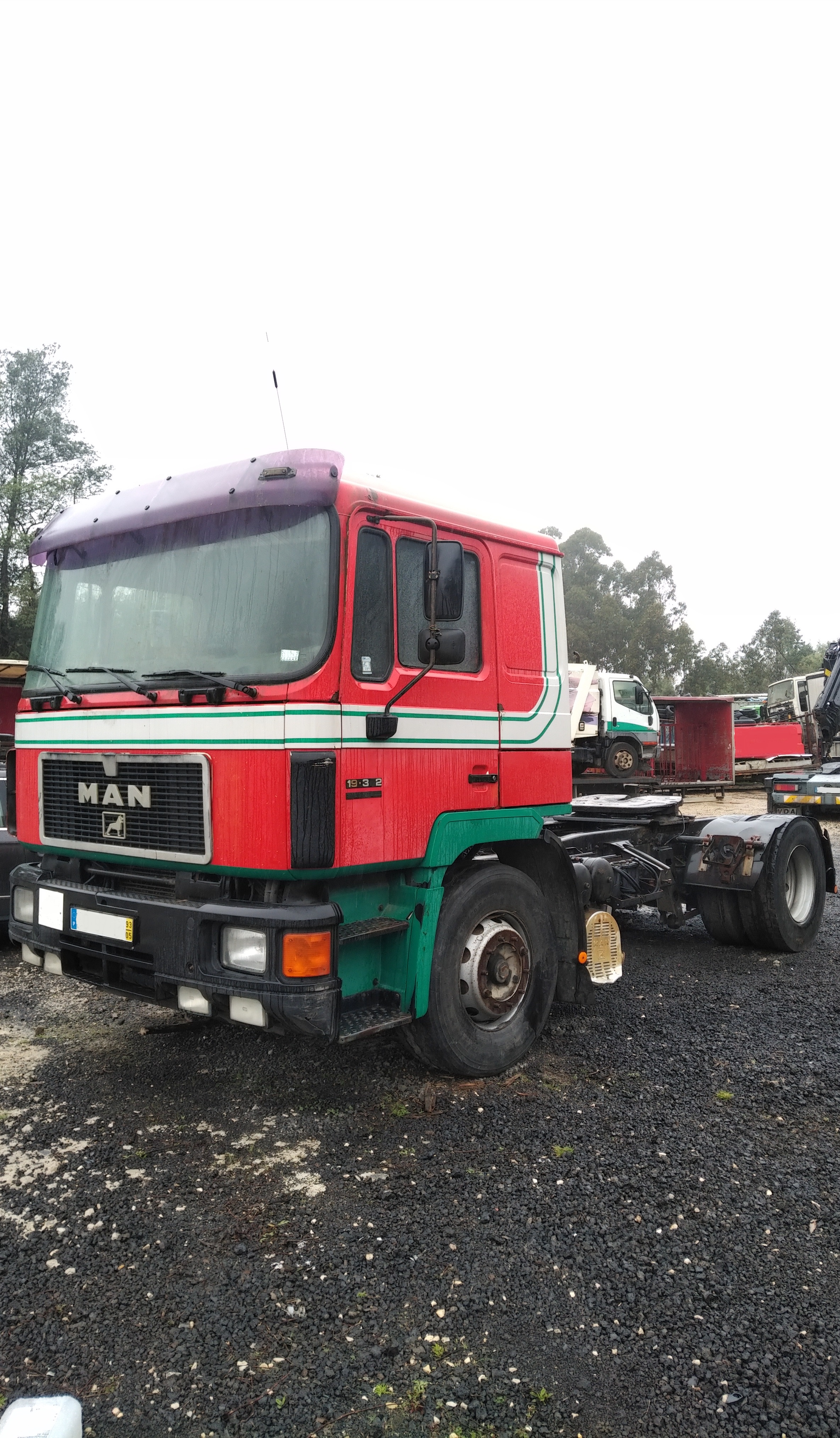 Left hand drive MAN 19.372 ZF manual tractor unit recently sold to Lagos - Nigeria.