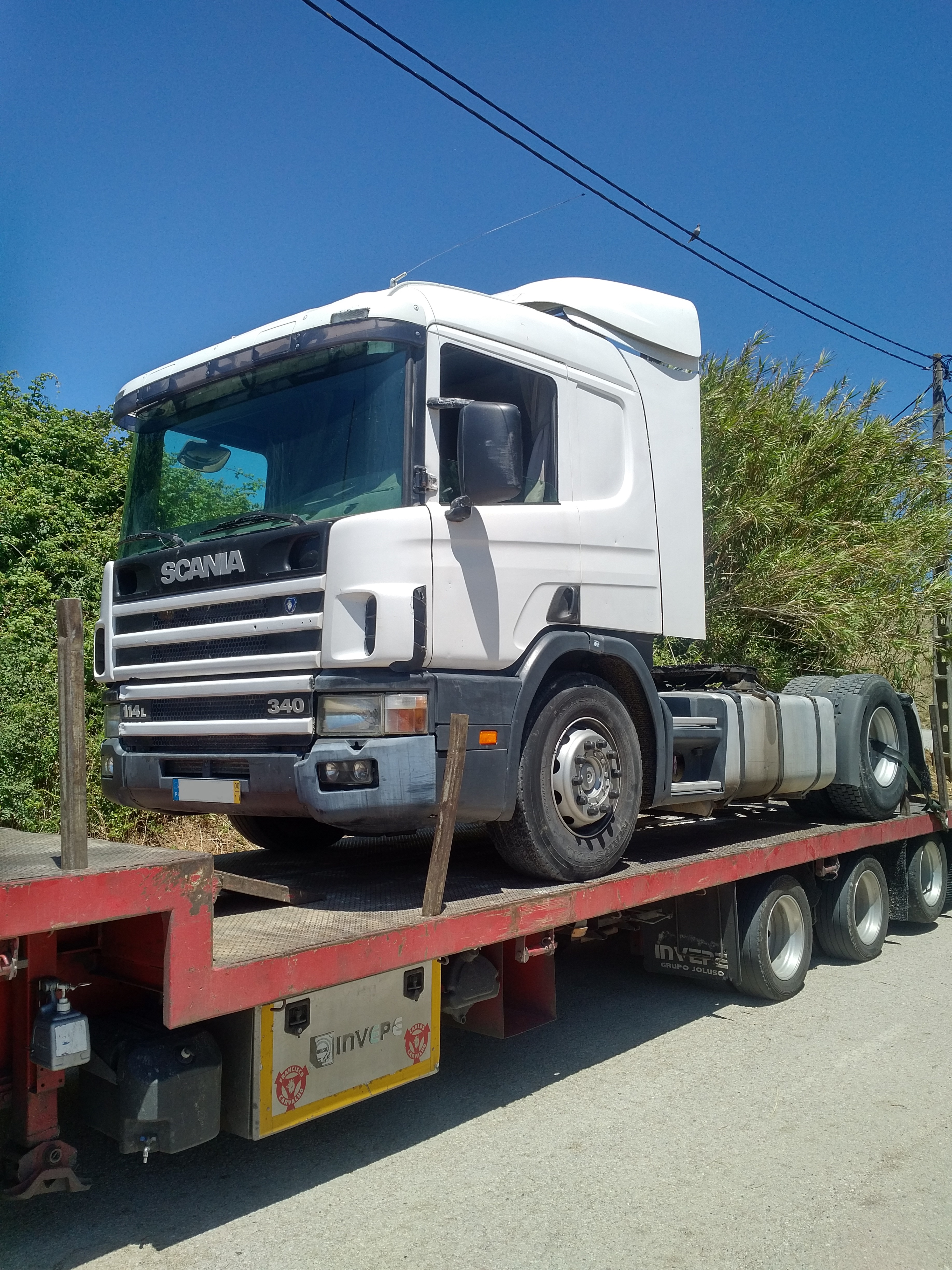Transport & Delivery of Scania P 114 L 340 trailer head / tractor unit.