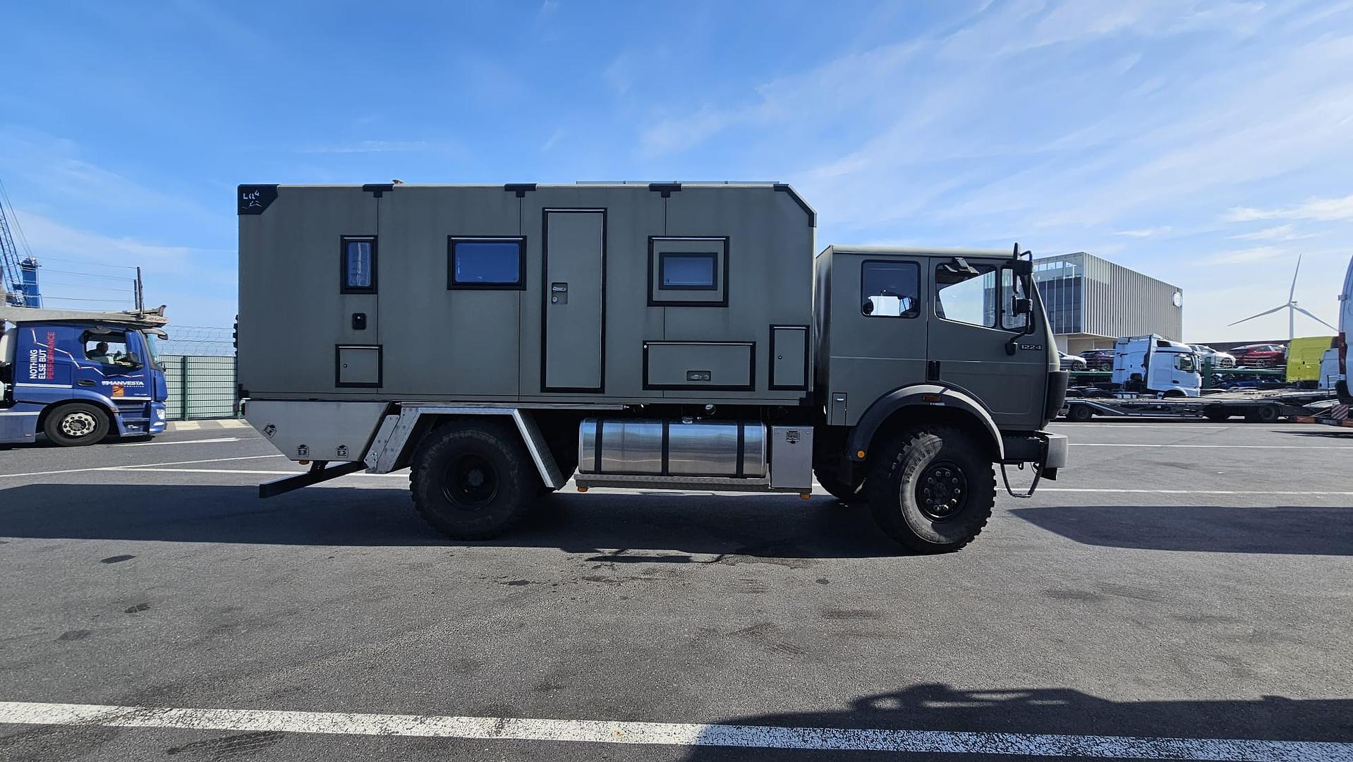 Mercedes-Benz 1224 Expedition Truck Shipped from Zeebrugge Belgium to Walvis Bay Namibia