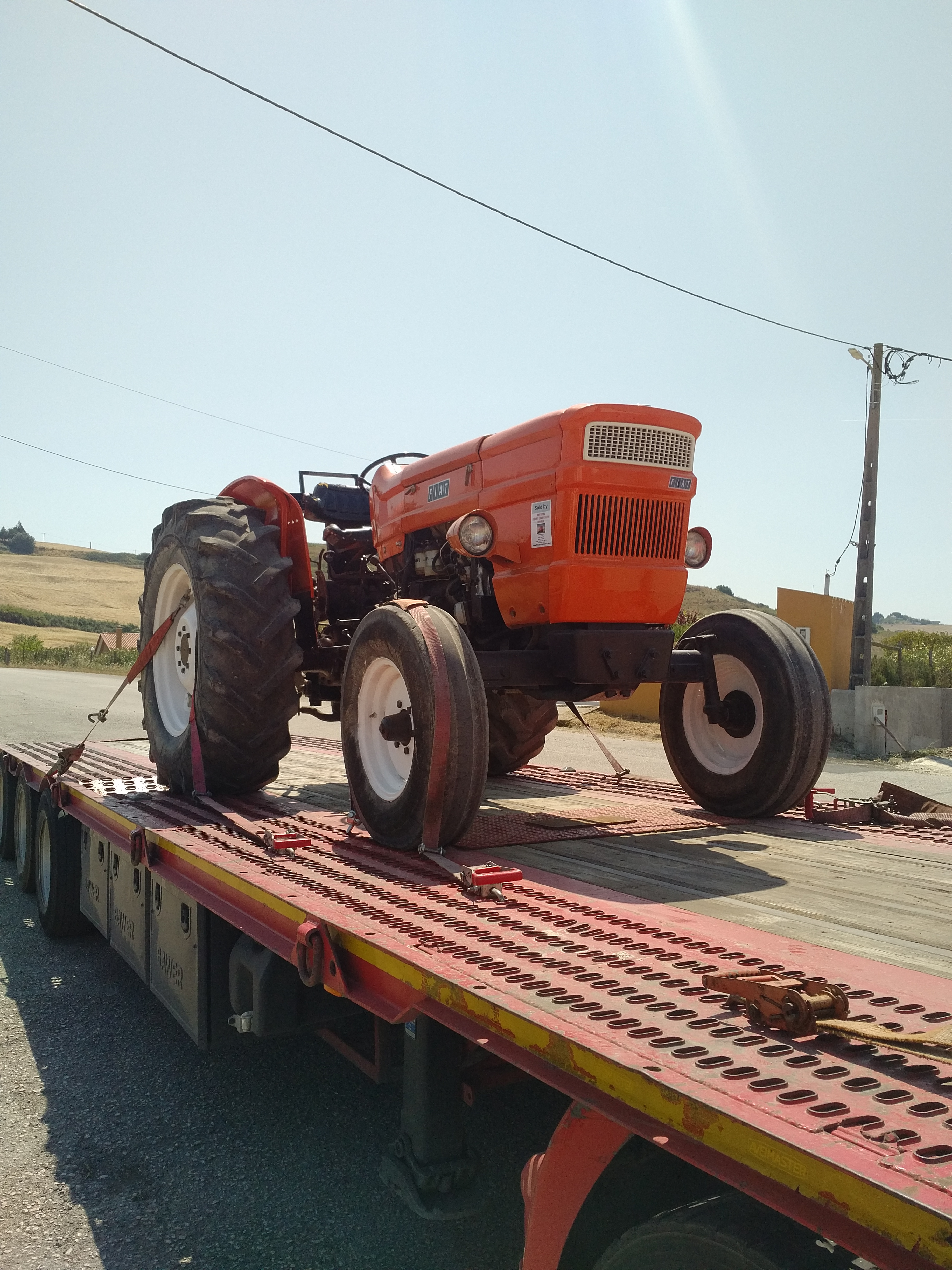 Transport & Delivery of FIAT 640 farm tractor to Antwerp - Belgium. Shipping to Lagos - Nigeria.