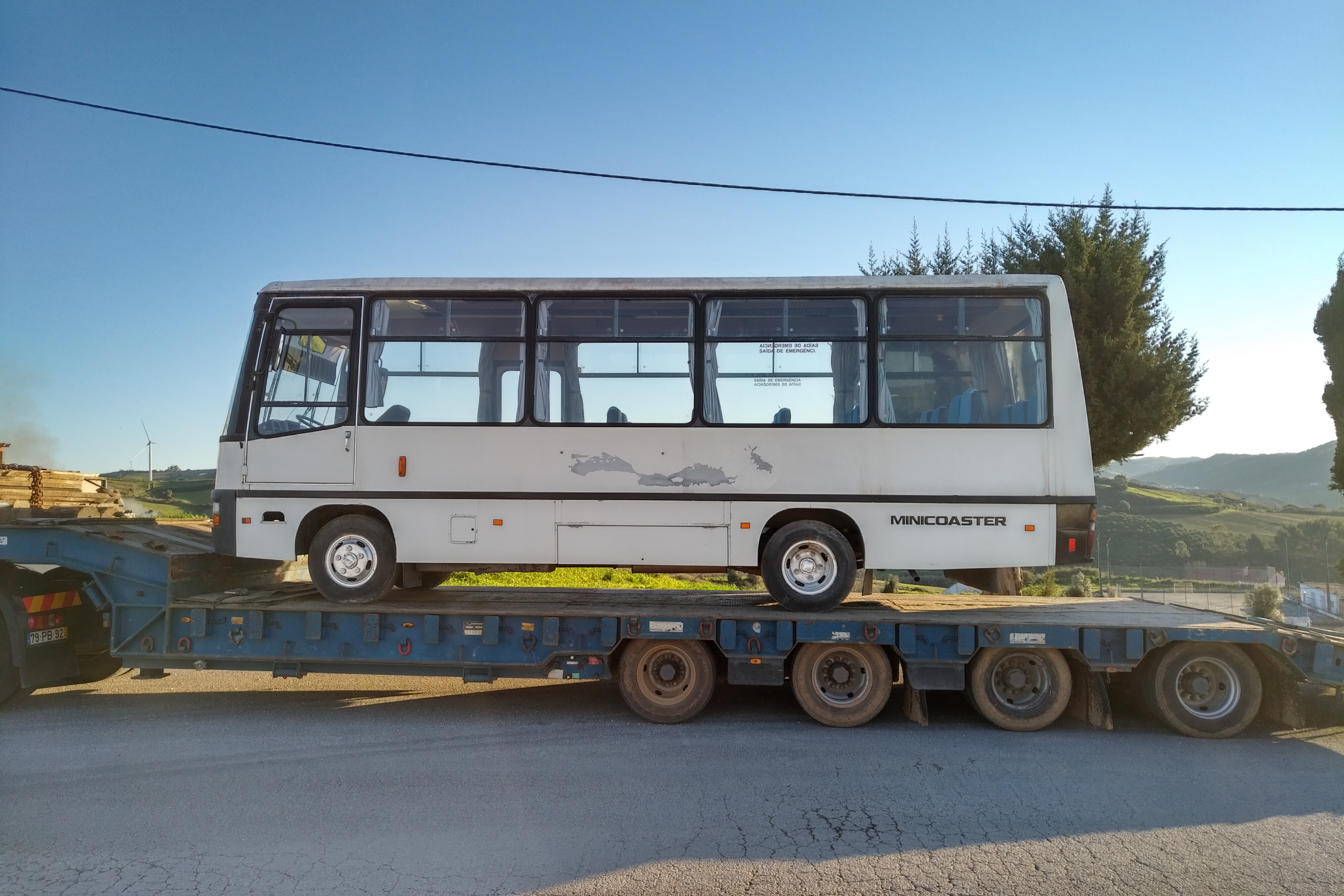 Transport & Delivery of Toyota Coaster 28 seats minibus to Port. Shipping to Bissau - Guinea.