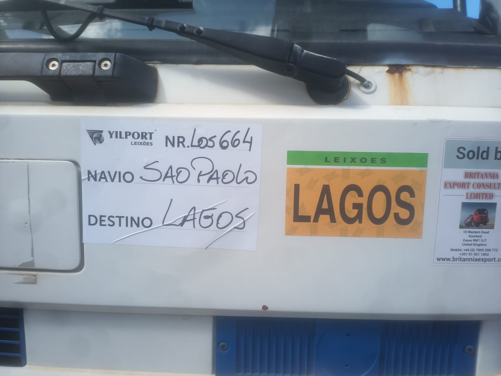 RoRo shipping from Portugal to Lagos - Nigeria.