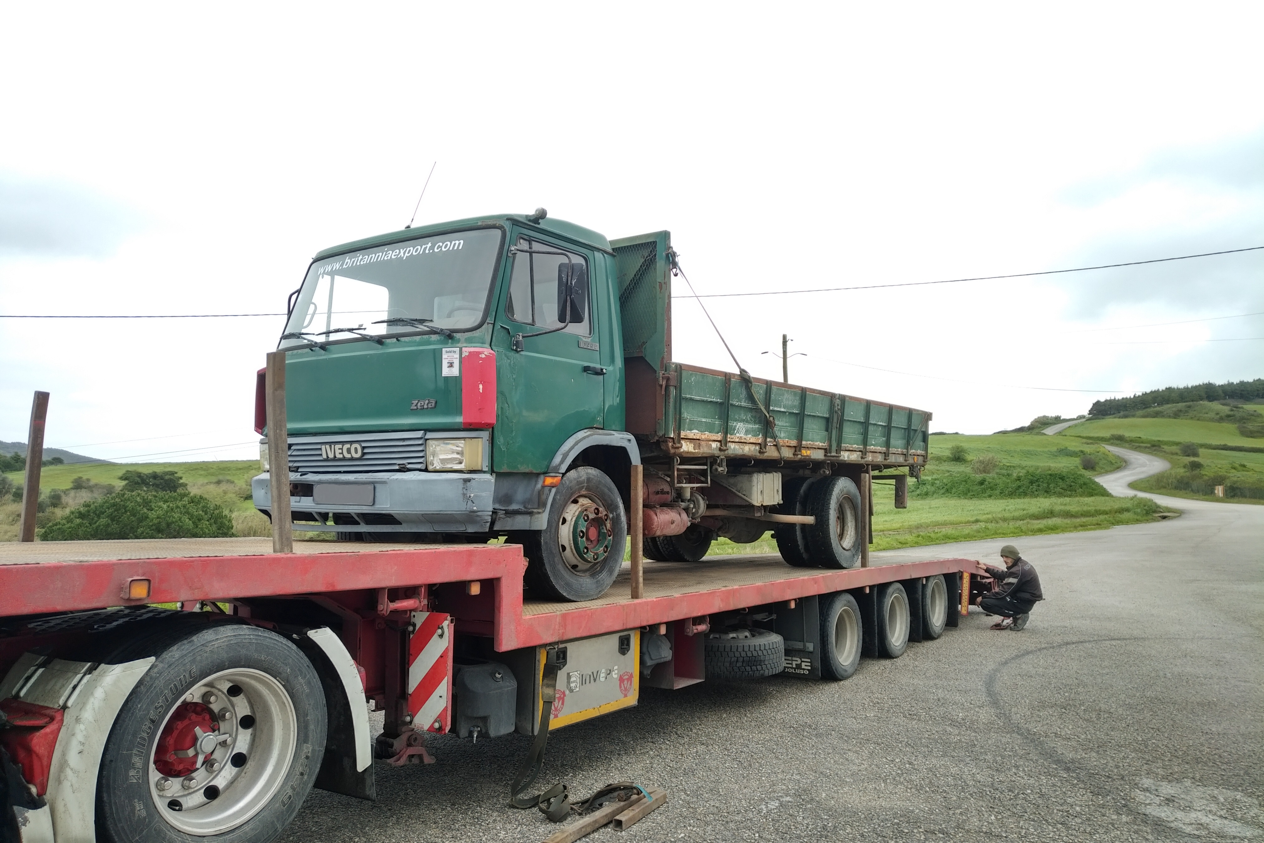 Transport & Delivery of 1989 Iveco Zeta 109-14 to Port. Shipping to Conakry - Guinea.