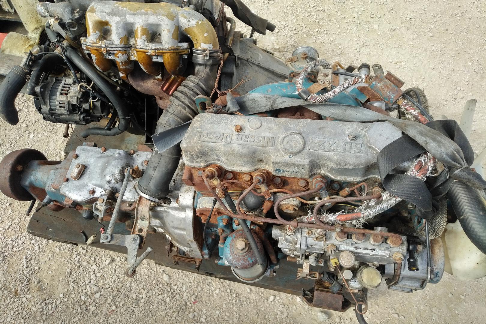 Transport & Delivery of Nissan SD22 engine & gearbox to The Netherlands.