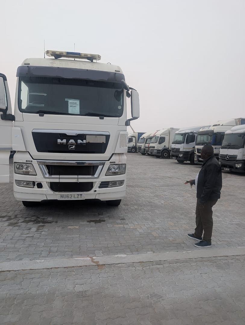 MAN TGX Truck Successfully Arrived in Walvis Bay, Namibia – In Transit to Zambia