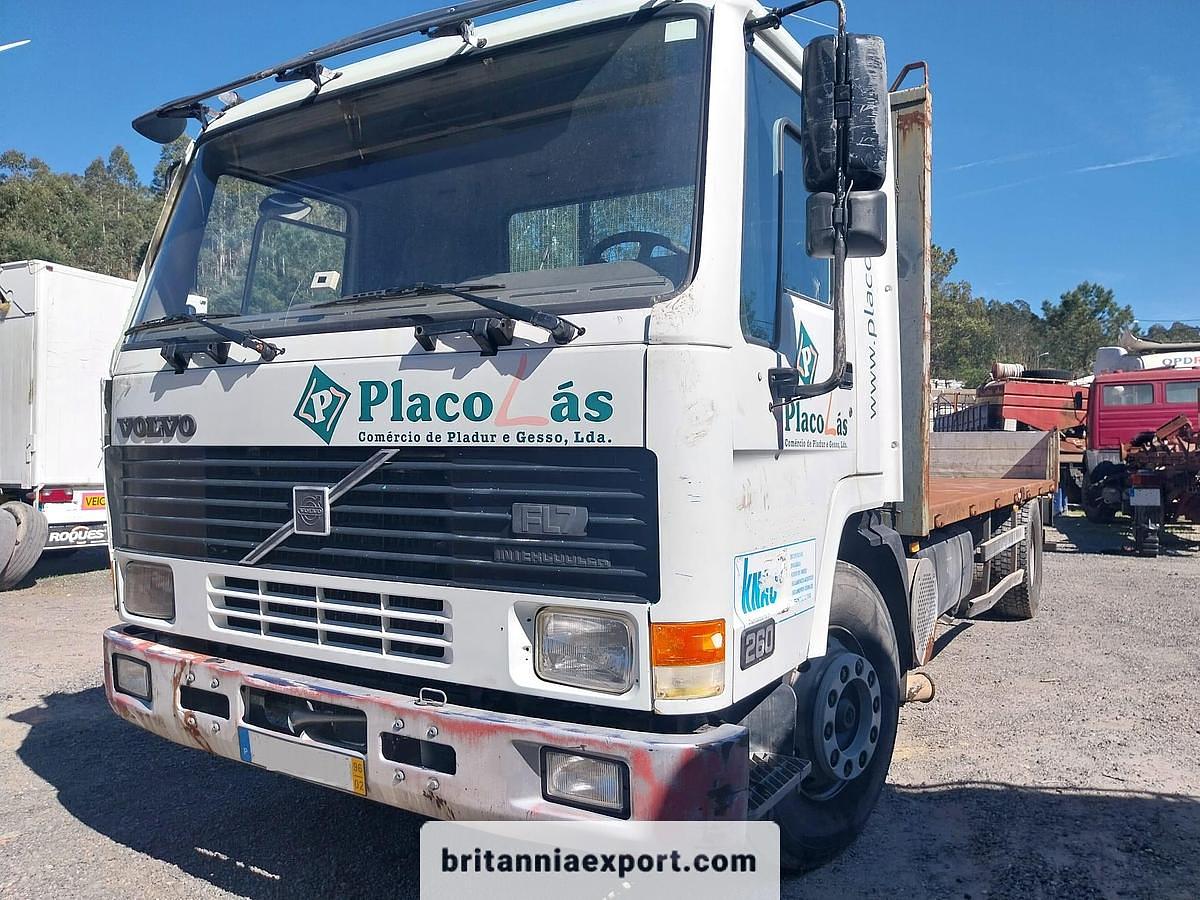 Volvo FL7 Flatbed Truck for Export – Reliable Mechanical Diesel for African Markets