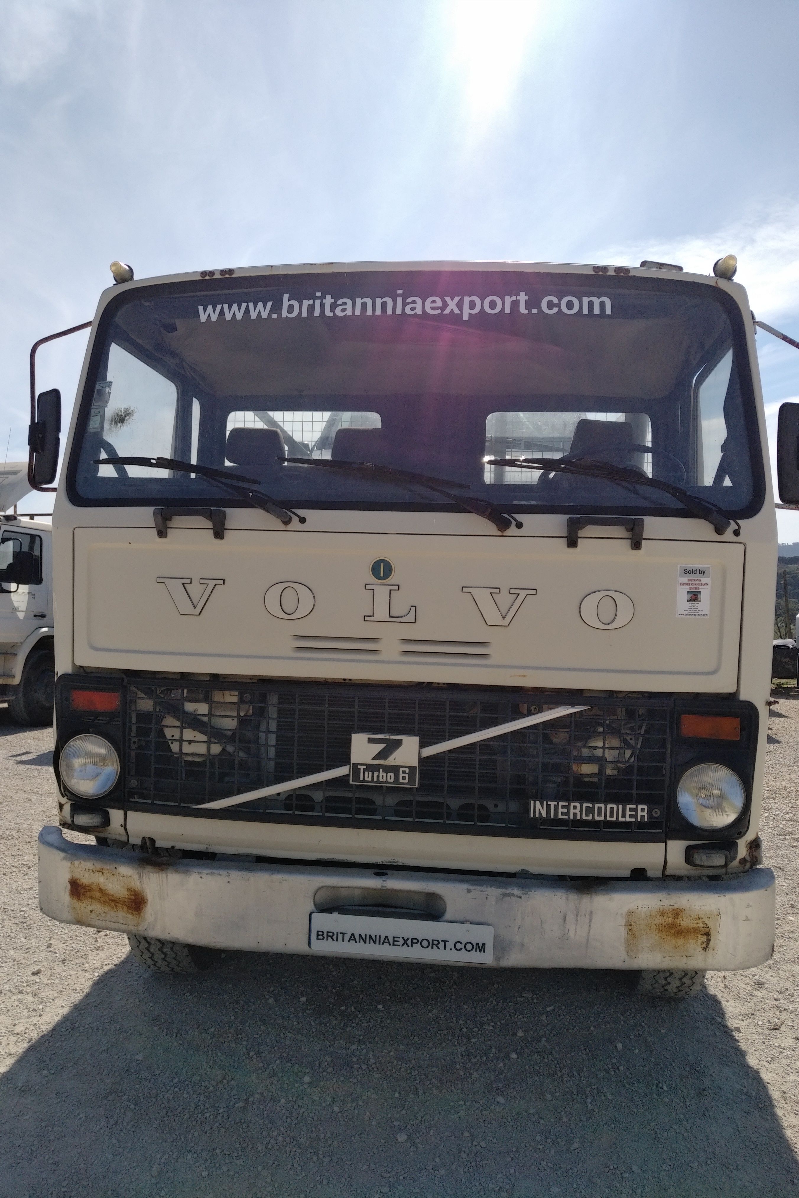 Volvo F720 tipper loaded & ready for shipping to Bissau - Guinea.
