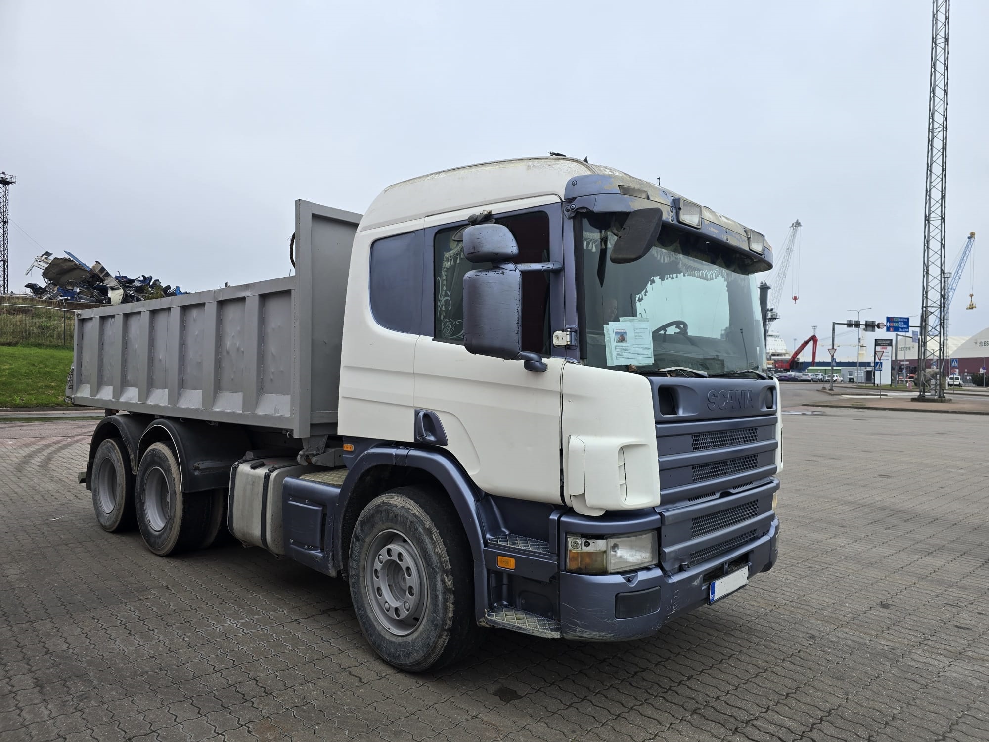 1998 Scania P124 400 6x2 Tipper Shipping from Estonia to Lagos, Nigeria