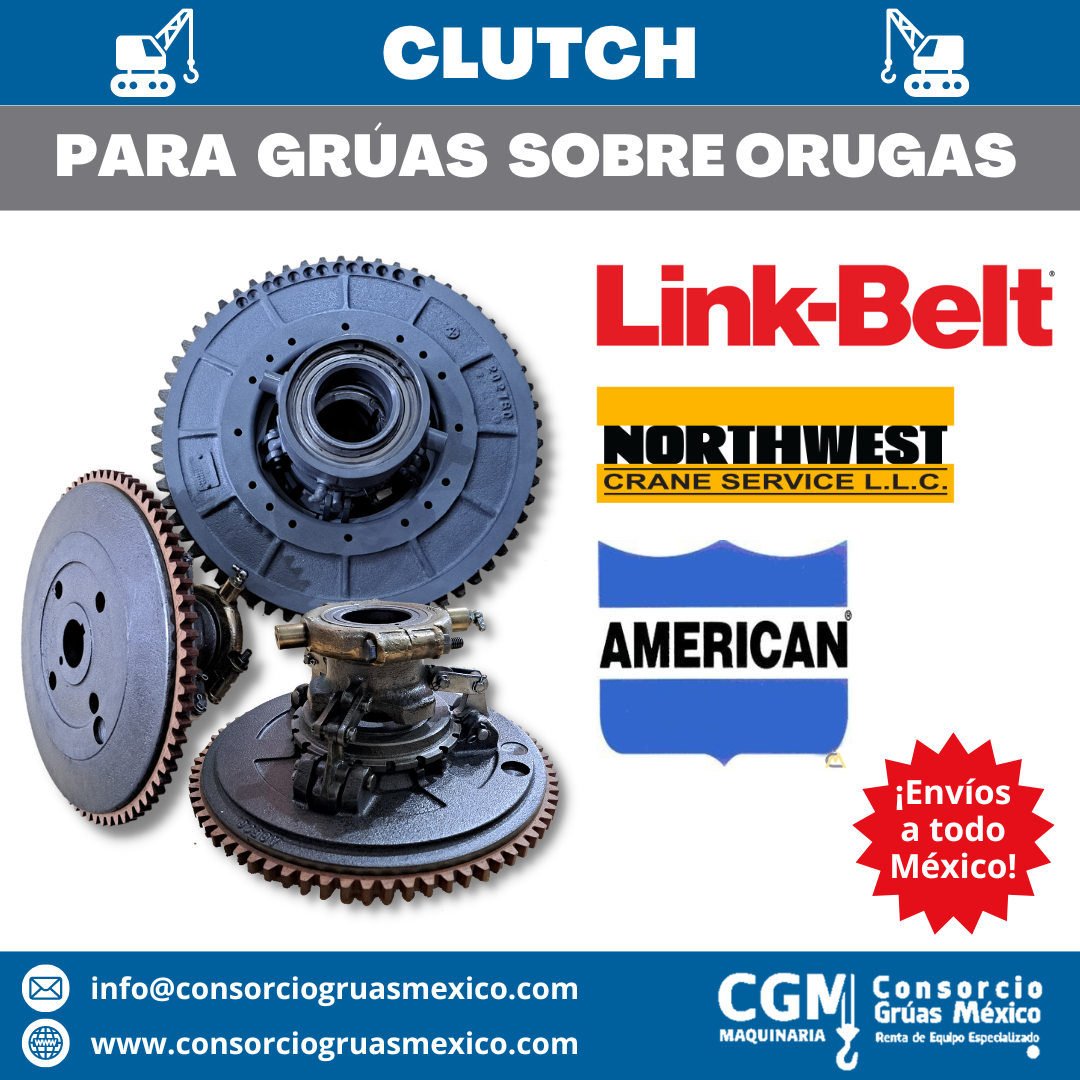 Clutch para grúas sobre orugas
