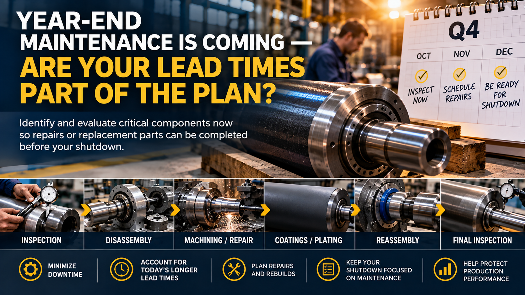 Year-End Maintenance Is Coming: Are Your Lead Times Part of the Plan?