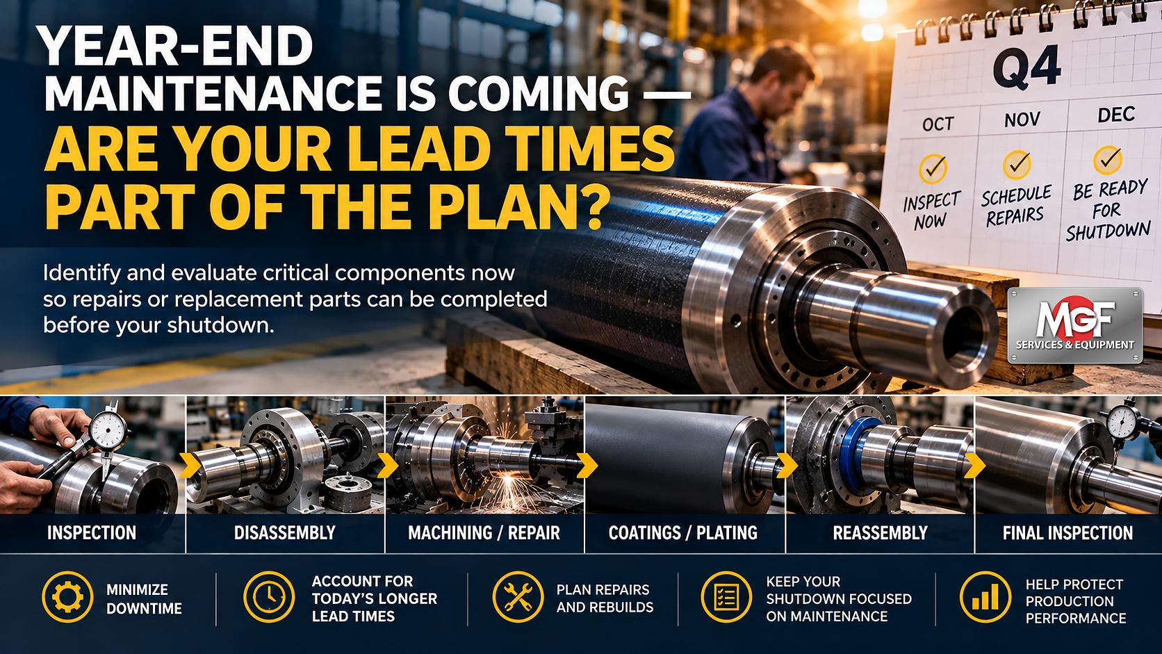 Year-End Maintenance Is Coming: Are Your Lead Times Part of the Plan?