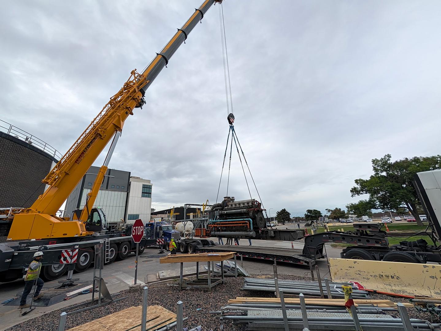 E&M Removing Large Generator Sets from Denver Metro