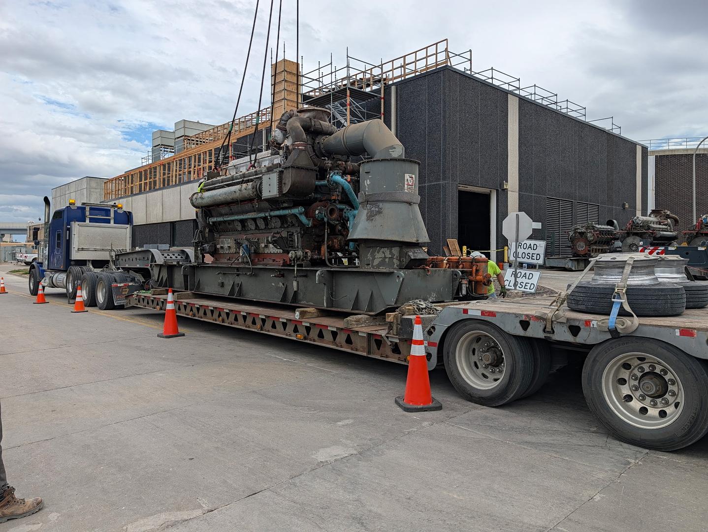 E&M Removing Large Generator Sets from Denver Metro