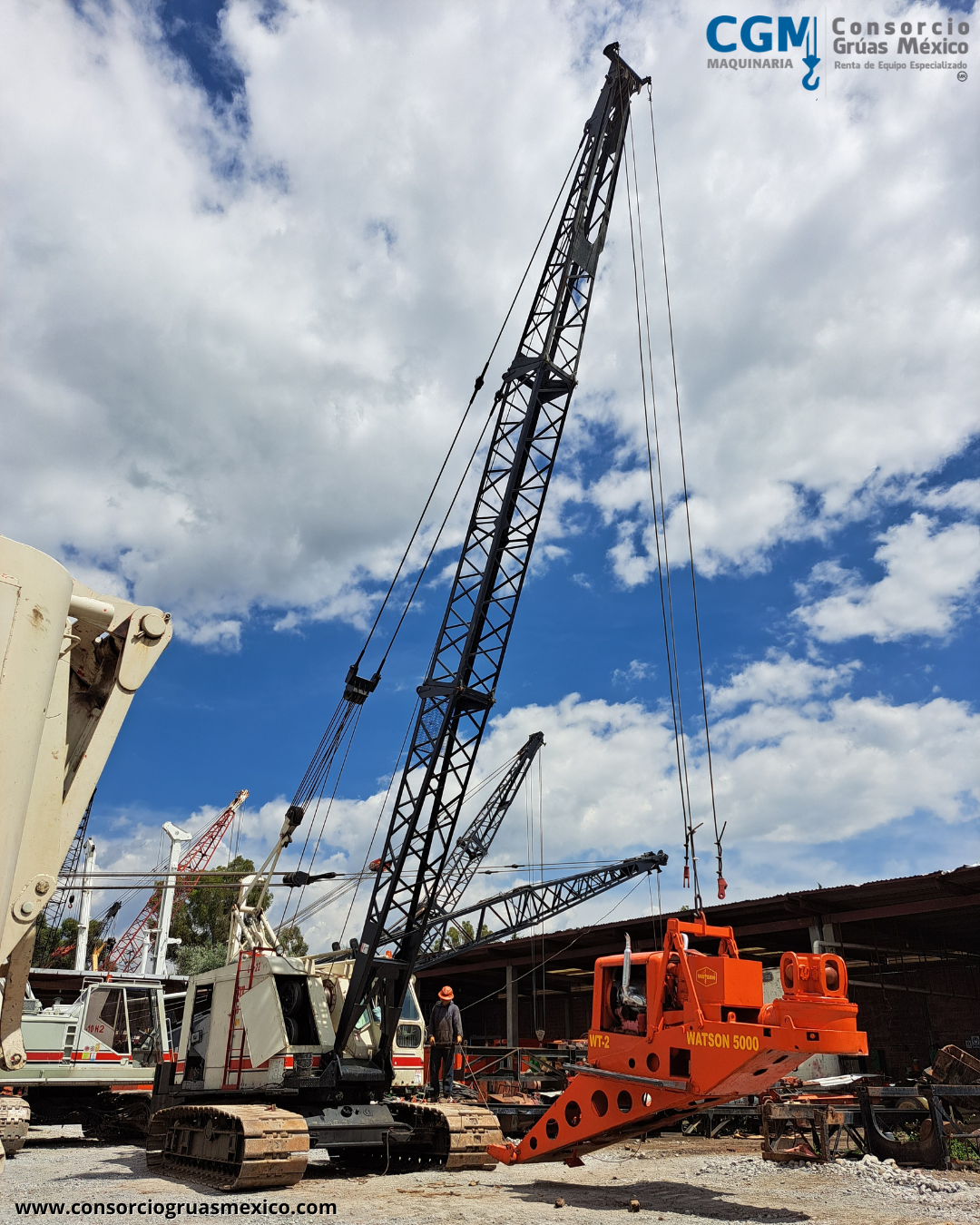 Perforadora montada sobre grua WATSON 5000