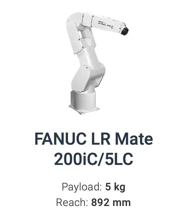 Fanuc LR Mate 200iC/5LC Data Sheet
