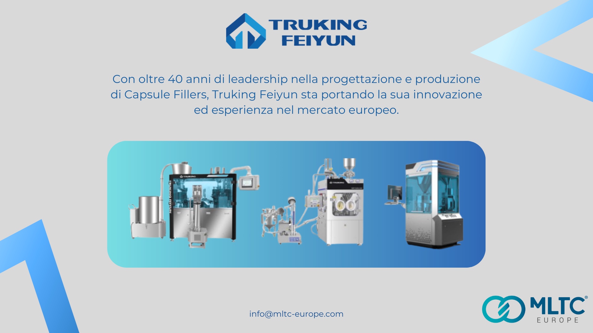 NUOVA PARTNERSHIP: TRUKING FEIYUN - OPERCOLATRICI  E ACCESSORI