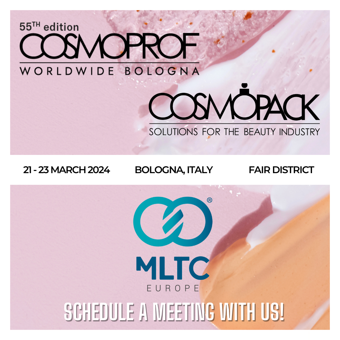 MEET MLTC Europe at 55th EDITION COSMOPROF/COSMOPACK BOLOGNA 2024!
