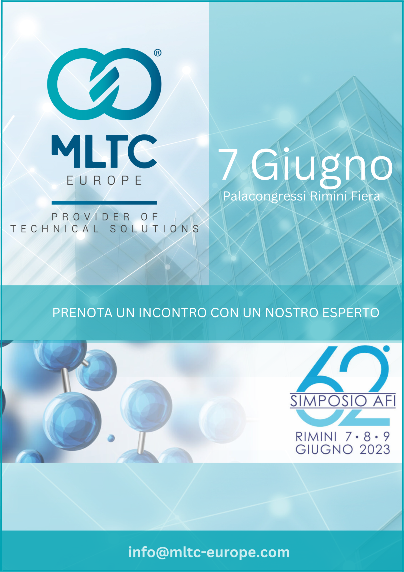 MLTC EUROPE | IL 7 GIUGNO AL 62° SIMPOSIO AFI DI RIMINI FIERA