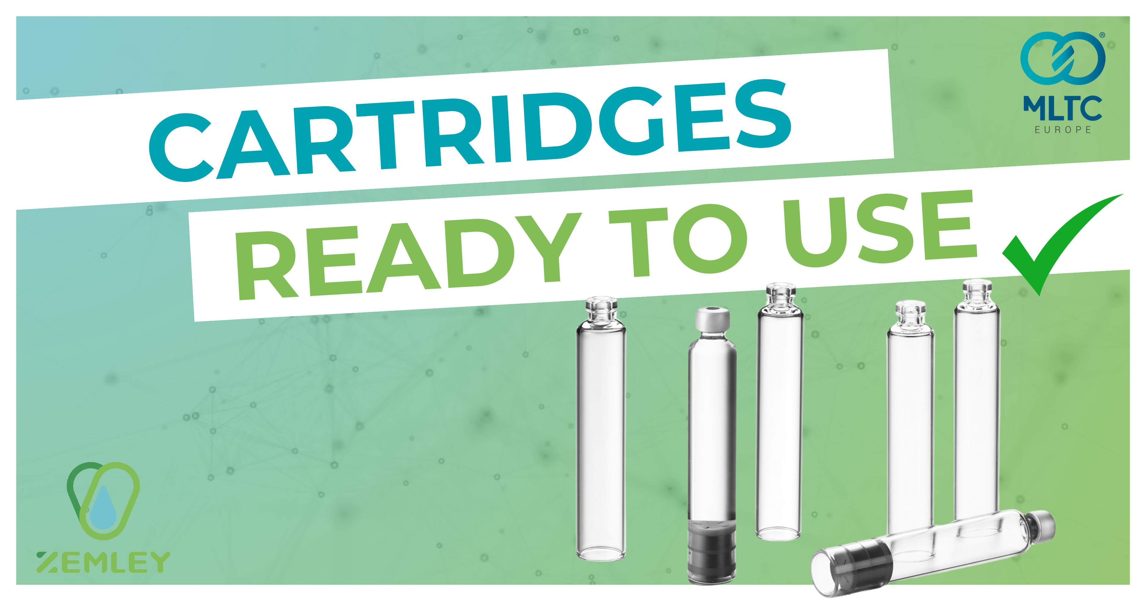 CARTRIDGES READY TO USE - ZEMLEY PHARMACEUTICAL PACKAGING