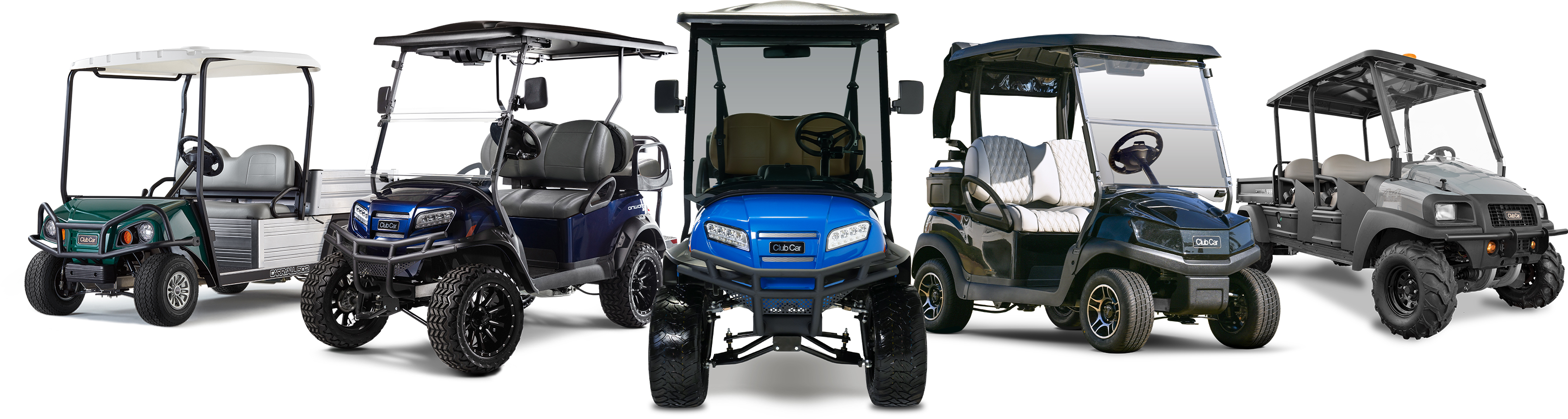 Club Car vehicle lineup