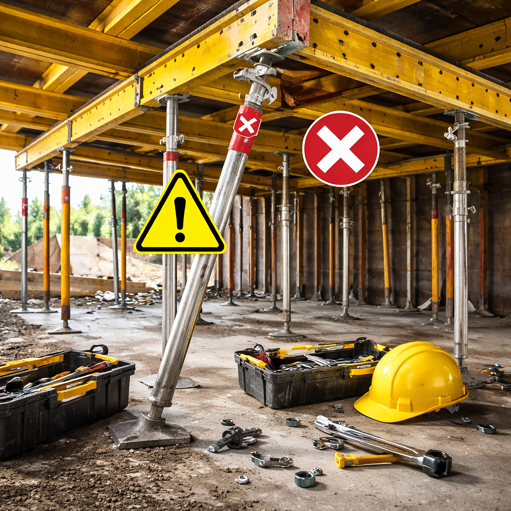 Najczęstsze błędy przy montażu szalunków stropowych – jak ich uniknąć?