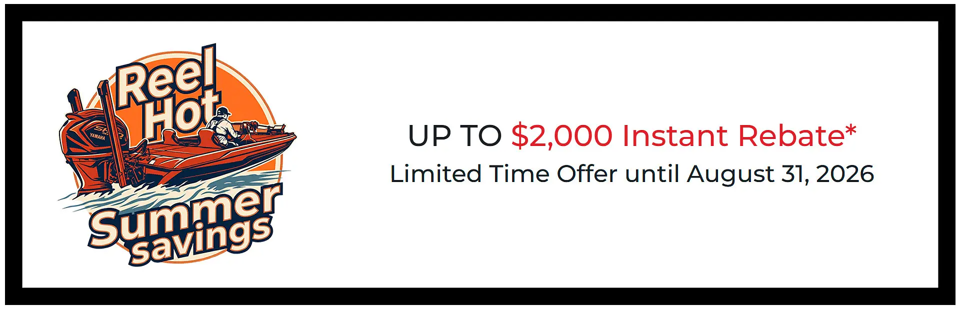 Skeeter Reel Hot Summer Savings promotional banner