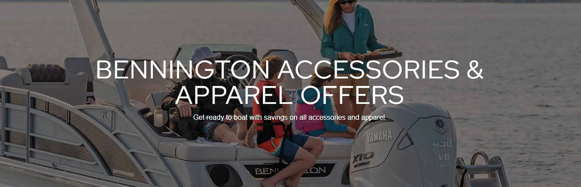 Bennington Accessories and Apparel Offers promotional banner