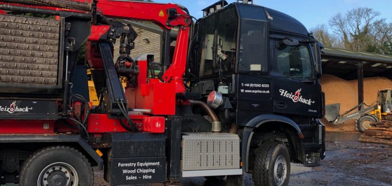 OUR HEIZOHACK CHIPTRUCK HAS BEEN BUSY THIS MONTH.