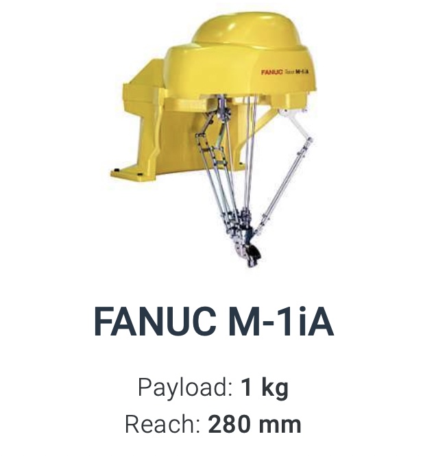 Fanuc M-1iA Delta Robot Data Sheet