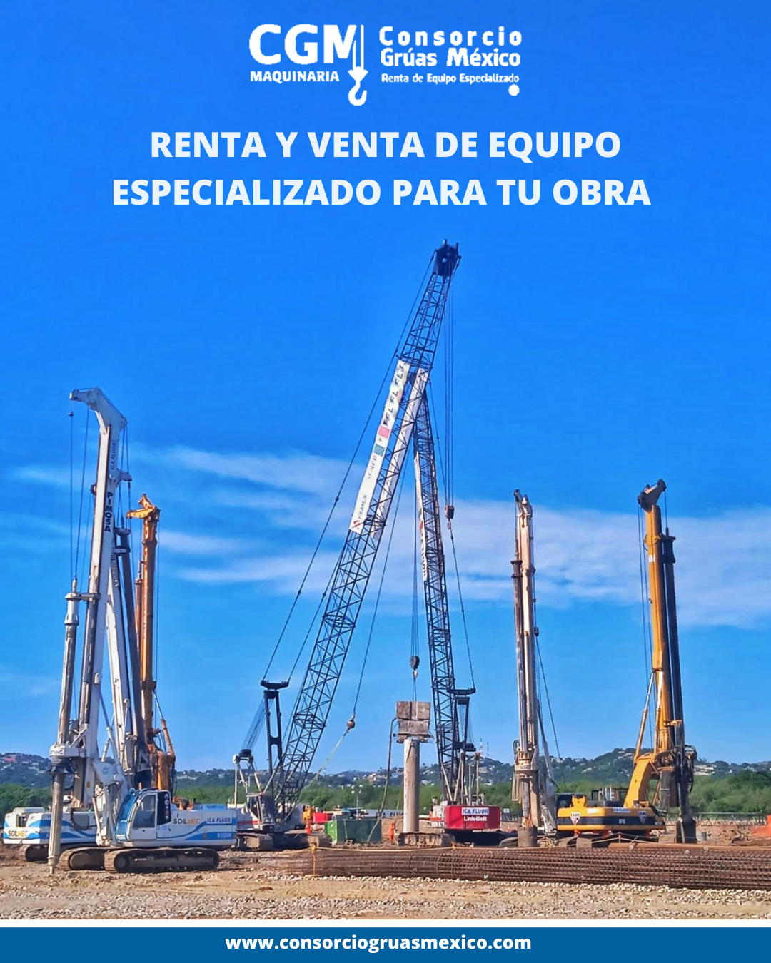 Renta y venta de equipo especializado para tu obra. 👷🏻‍♀️👷🏻‍♂️