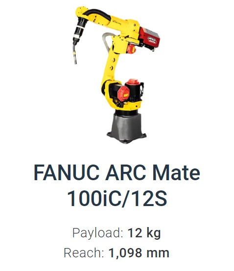 Fanuc Arc Mate 100iC/12S Data Sheet