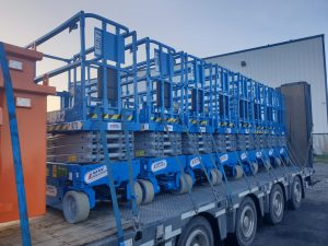 4 Skips…SOLD…And A Load Of NEW 1932 Genies Heading On A Long Term Rental