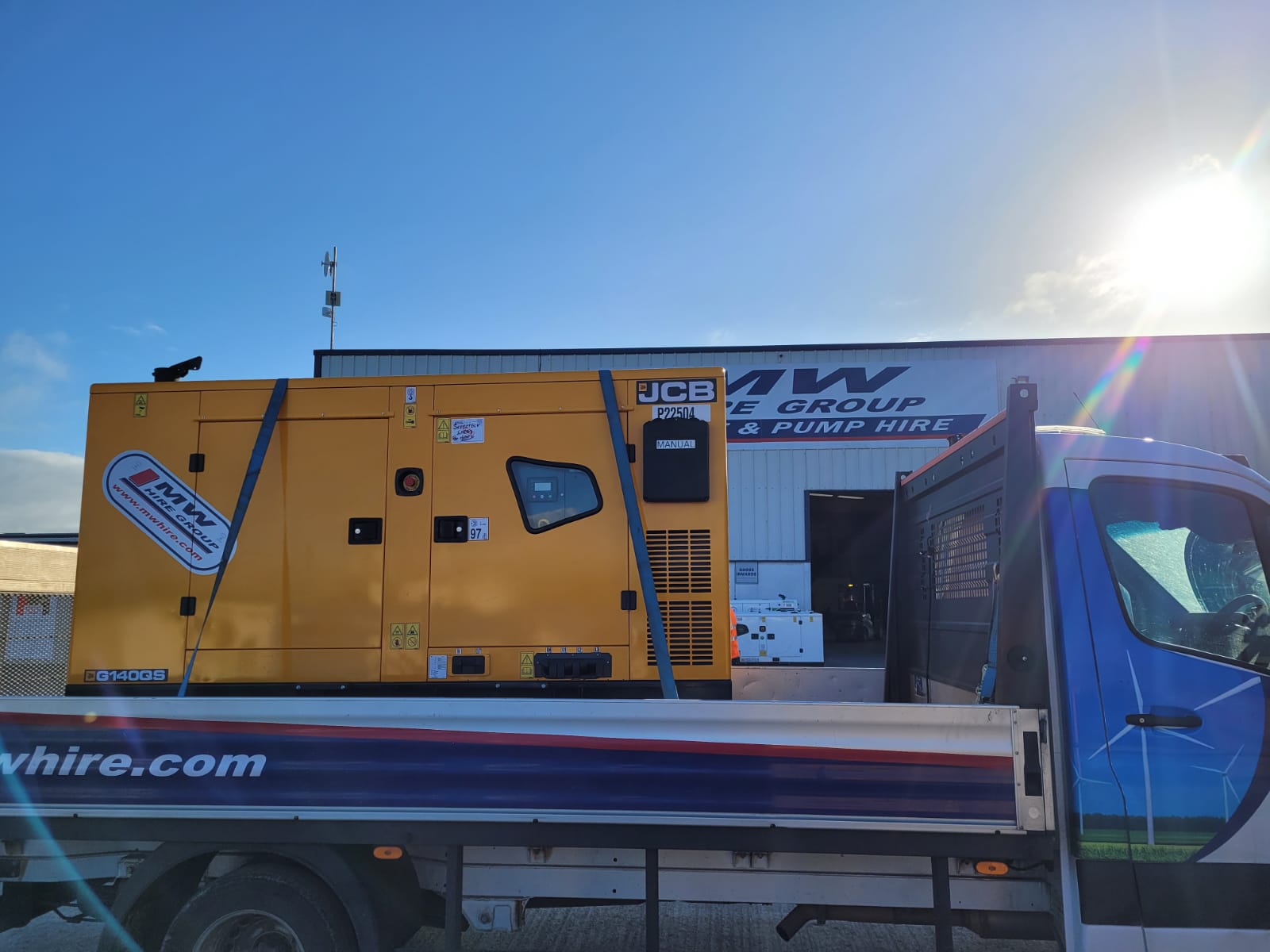 New JCB G140QS Generator SOLD... Heading to the customer in Galway 