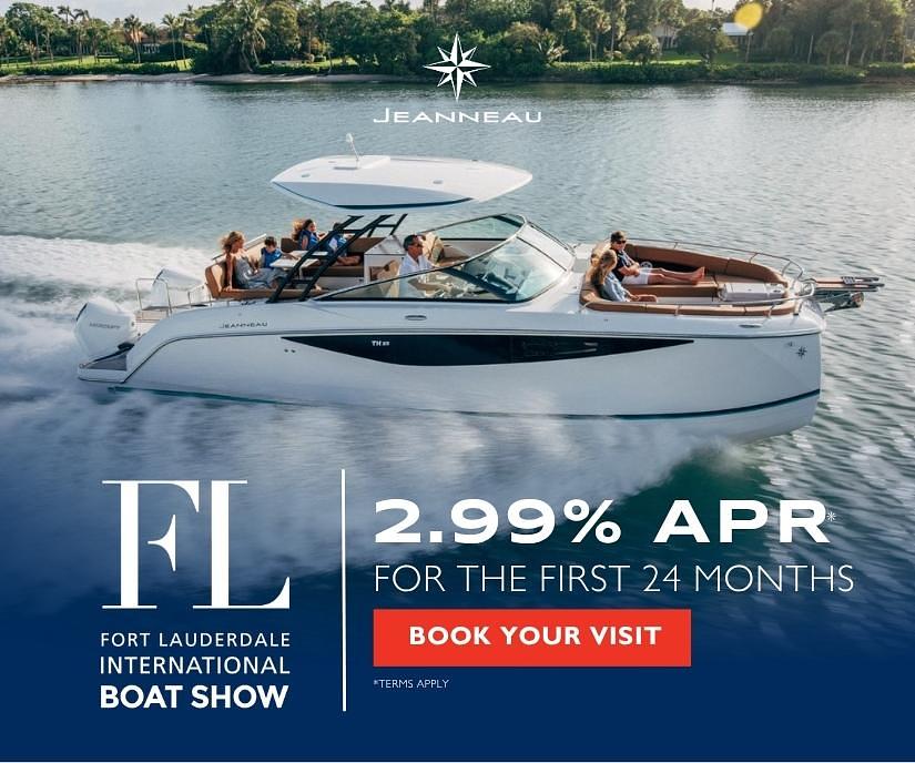 FLIBS Special Boat Show Financing: 2.99% APR on New Jeanneau Models