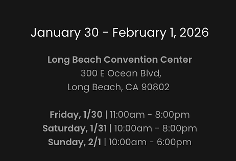 LOS ANGELES BOAT SHOW - January 30th - Feb 1st, 2026