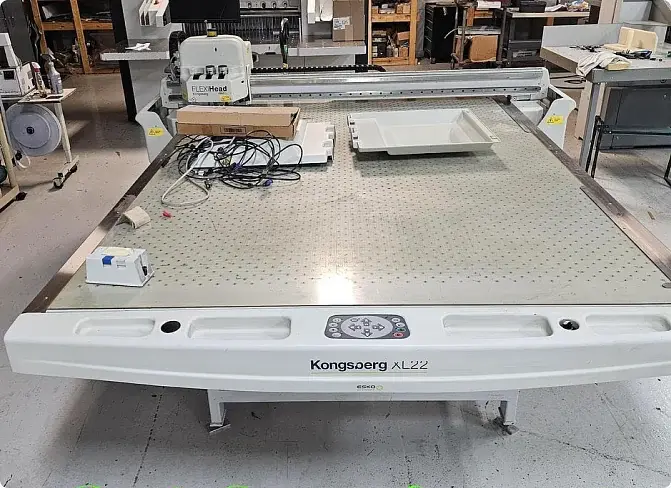 Used Kongsberg XL 22 digital cutting and routing table