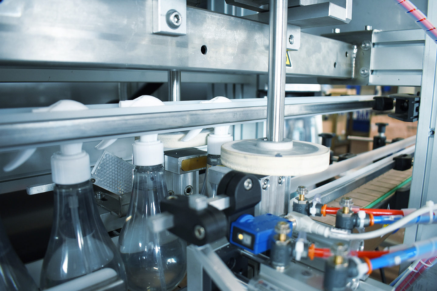 Each cap has its own capping plant