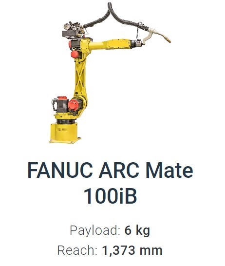 Fanuc Arc Mate 100iB Data Sheet