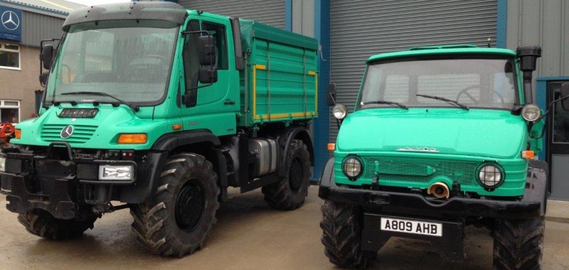 UNIMOGS 30 YEARS APART 200HP GAIN