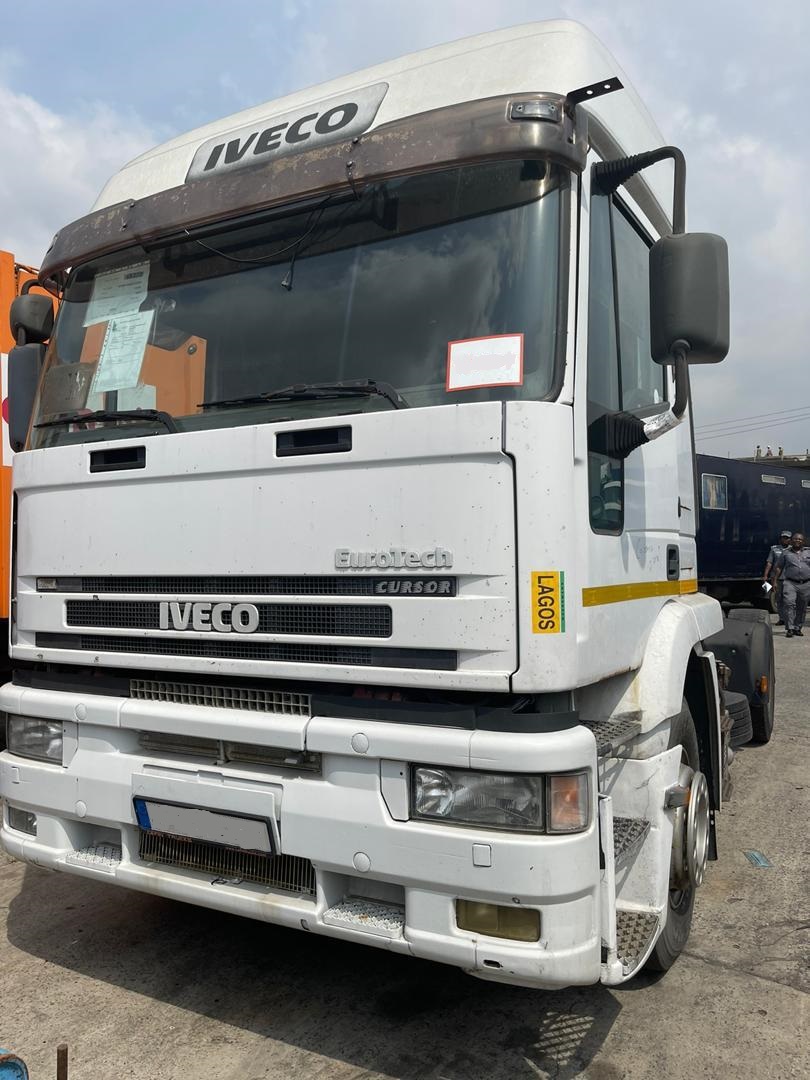 Iveco Eurotech 440E43 tractor unit just landed in Tin Can Lagos - Nigeria. 