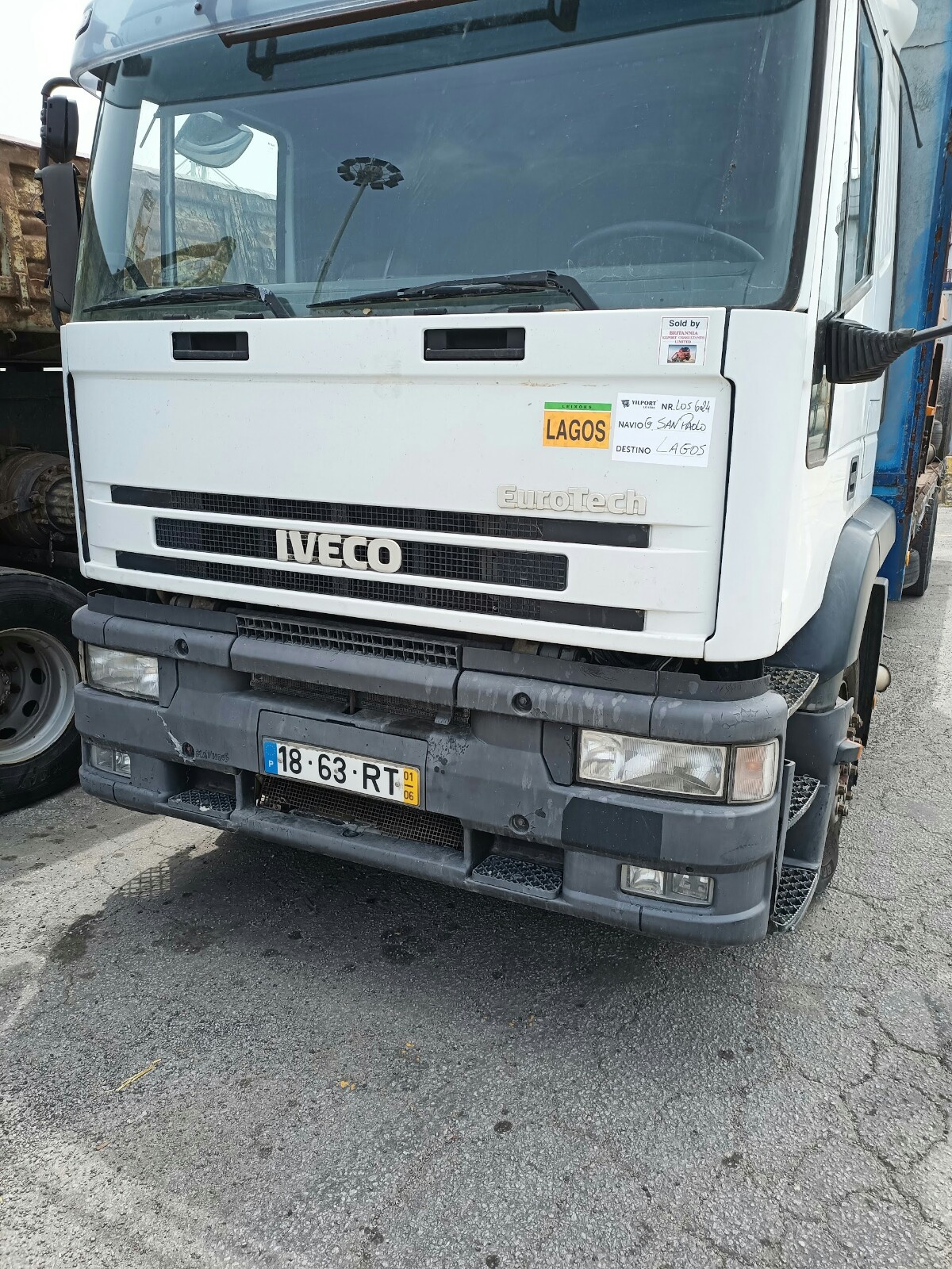 Grimaldi shipping from Portugal to Lagos - Nigeria.