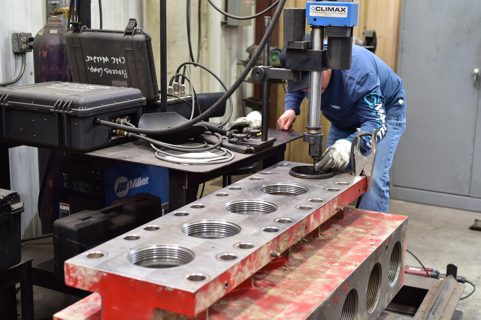 Rebuilding a fluid end.JPG