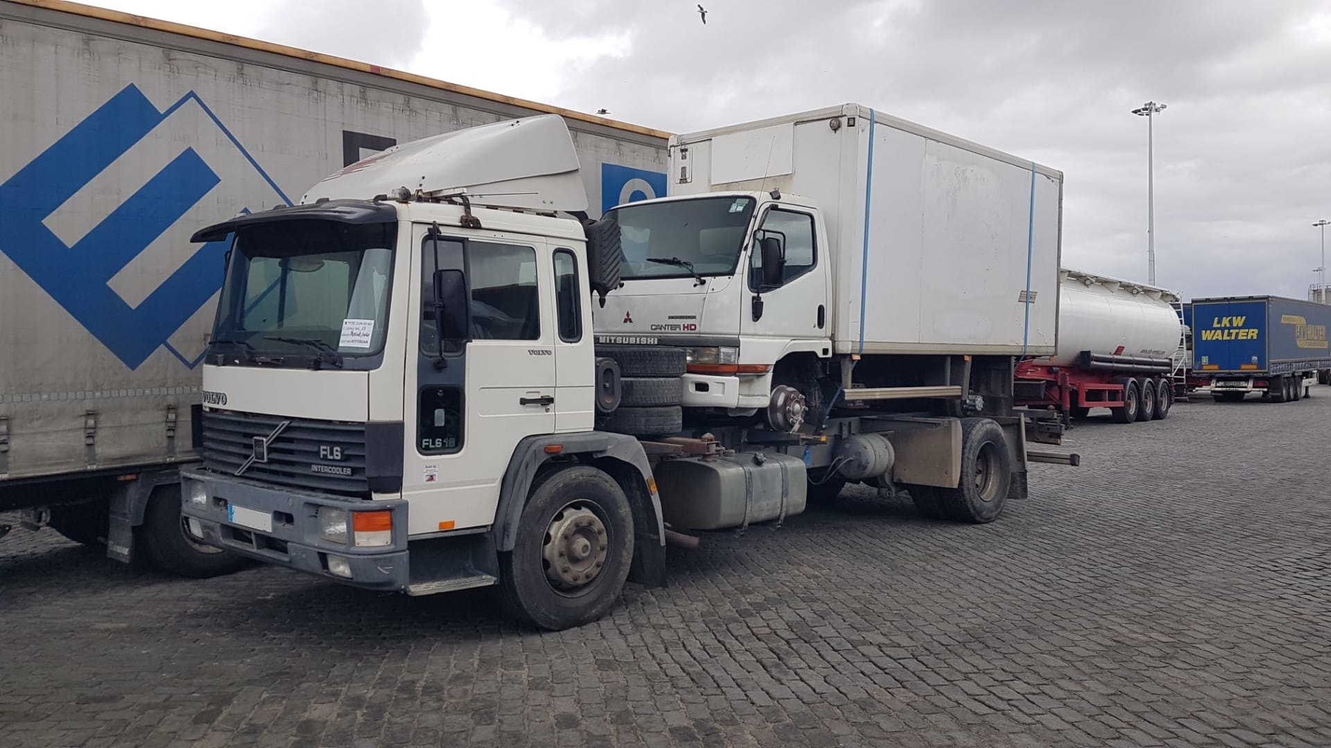 In the port. Shipping to Lagos - Nigeria.