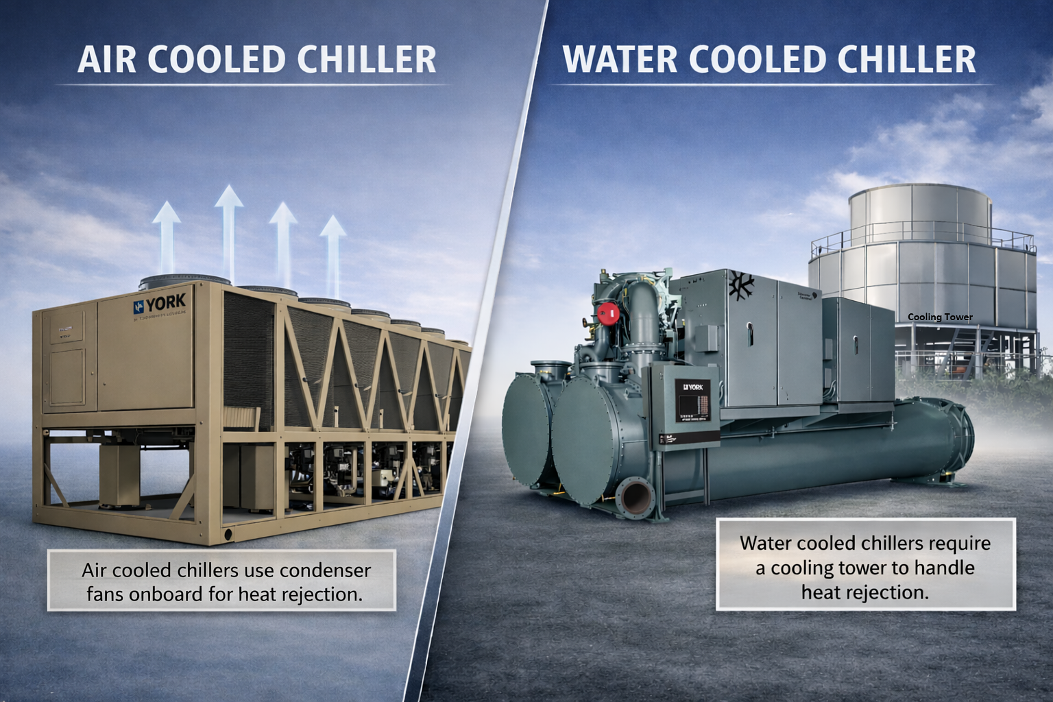 The Difference Between Air Cooled Water Chillers and Water-Cooled Water Chillers? 